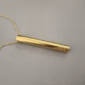 Style C Cylinder Whistle / 6cm / Gold