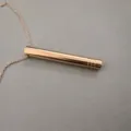 Style C Cylinder Whistle / 6cm / Rose Gold