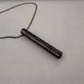 Style C Cylinder Whistle / 6cm / Black