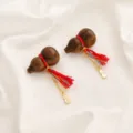 Gold-Plated Braided Ebony Gourd