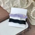 2 Pieces/Pack / Purple & Black