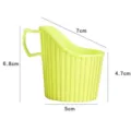 Lot de 10 / Jaune-vert