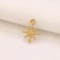 Geometric Sun Pendant (D1746) / Gold