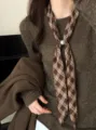 Striped / Coffee Brown