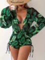 Nouveau Vert Floral
