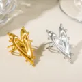 Geometric Heart Design (JR794-G7) / Gold
