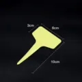 100 Pieces/Pack (Thin PVC) / Yellow