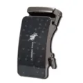 Fibbia automatica da uomo con pannello grigio scuro puntinato e struttura in metallo canna di fucile - Stile Puntini Grigio Scuro (ZDK-023)
