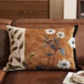 Floral Blanc (SBZA331004) / 50x30cm (Sans Noyau)