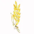 Tarwe-aar Gele Zirconia Stijl (A-2-01)