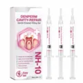 Dental enamel care gel set with three applicator syringes and matching product box - 9ml (3ml*3)