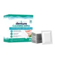 White-box display with stacked individual wipe sachets and one sachet shown beside the package - 30 Packs