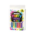 Six-pack of colorful magic puffy pens for kids, displayed in a bright front-facing box - Magic Puffy Pens Set (6PACK) / 6-Piece Pack