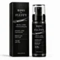 Spray fijador de volumen para el cabello en frasco negro de 100 ml junto a su caja, vista frontal - 100ml / Spray Voluminizador de Peinado