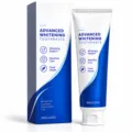 White and blue 100 g whitening toothpaste tube and box for sensitive care and fresh breath - 100.00g