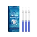 Mint teeth whitening gel kit with three syringe applicators and blue geometric packaging - Push Rod Applicator Pack