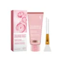 Collagen night wrapping mask in pink 75 ml tube with matching box and silicone applicator brush - 75ml Pack (With Brush)