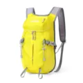 Yellow lightweight hiking backpack with front zip pocket, mesh shoulder straps and side pockets - Below 20L / Yellow