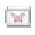 Pink Butterfly (6083897940657) / Silver