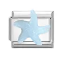 Light Blue Starfish (6083897940658) / Silver
