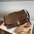 Retro Crossbody Bag (2626) / 31x13x15cm / Coffee