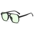 C11-Black Frame Green Lens
