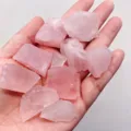 Quarzo Rosa Grezzo (Con Taglio) / Confezione da 100g (1-2cm)