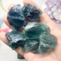 Fluorite Blu Grezzo / Confezione da 100g (3-5cm)
