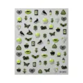 Fluorescent Green Bat Skeleton Witch (5D-0853)