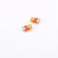 Mini Koi Through Hole (Red Body Blue Tail) / 1 Piece/Pack
