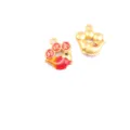 Good Luck Koi Pendant (Red Text Red Body) / 1 Piece/Pack
