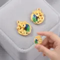 Wealthy Koi Pendant (Green Body) / 1 Piece/Pack