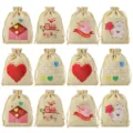 Sac à cordon / 12 Pièces/Paquet (10x14cm) / Beige
