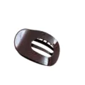 Fermaglio Abalone (20261013) / 9.5x6x1.7cm / Borgogna