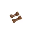 Fermaglio a Fiocco (20261013) / 1 Paio (10.3x2.5x1.5cm) / Caffè