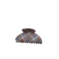 Mini Ingot Style / 6.8×4.3×2cm / Coffee and Blue Plaid