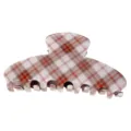 10.3×4.5×4.5cm / Red Brown Plaid