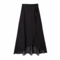 S / Bottoms / Black (Chiffon)