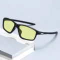 Plain Lens - Sand Black Frame Yellow Lens