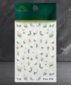 Estilo Relieve Flor Blanca y Hoja (Pro-138)