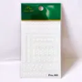 Estilo Patrón de Malla de Encaje Blanco (Pro-161)