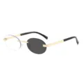 Gold Frame Photochromic Grey Lens