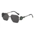 Monture Gunmetal Verre Gris