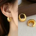 Gold Brushed Ear Buckles (6510)