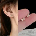 Micro-inlaid Zirconia Bowknot Style (A189)