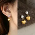 Freshwater Pearl Brushed Heart Tassel Style (3300)