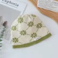 Einheitsgröße / Beige und Grüner Rand