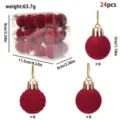 24 Pieces Set / Burgundy