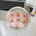 Pink Plaid Cherry Girl (FBB-0005-U)