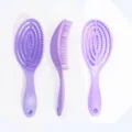 Oval Hollow Comb / Purple
